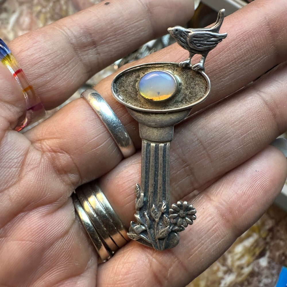 Victorian opal brooch